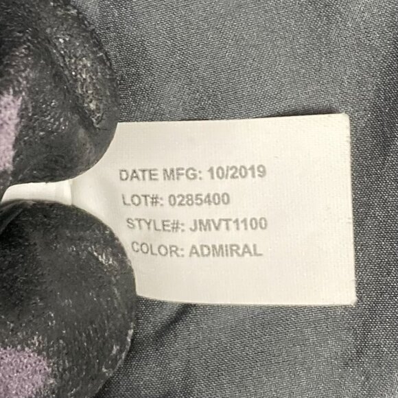 Johnnie-O Tahoe Fleece Vest Men's Medium Admiral Blue Full Zip JMVT1100 - Picture 9 of 14